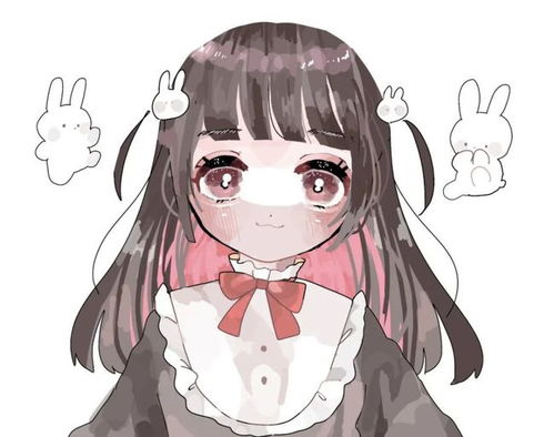 粉色系糖果一样二次元甜蜜动漫少女画风敲可爱的