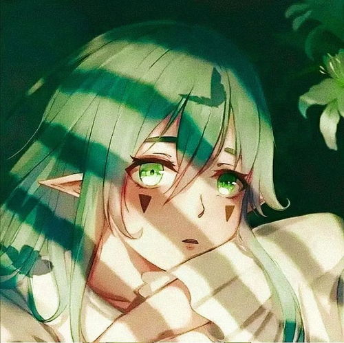 动漫头像第76期绿色青春女孩子头像,我就是喜欢,你看着办咯