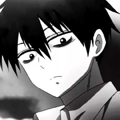 暗黑系动漫男生头像