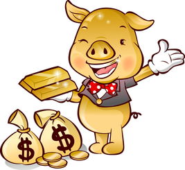 拿金条的小猪模板免费下载ai格式编号14724741千图网