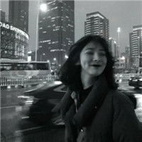ins风冷感时尚女生头像黑白好看女头