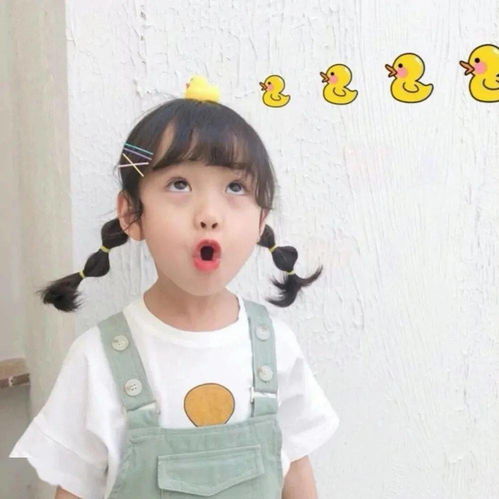 女生萌娃头像