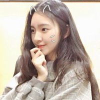 猫系女孩照片真人头像图片