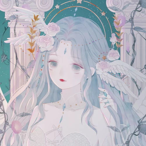 唯美仙气动漫女生头像