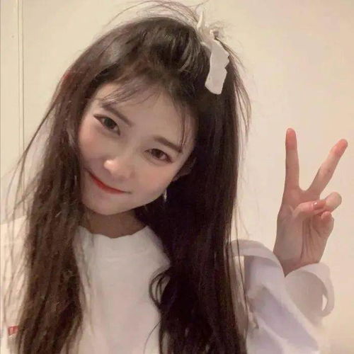 美好真人系列女生头像