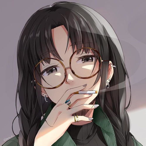 冷漠头像女高冷黑色系动漫12星座