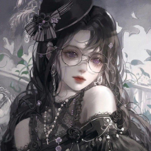 蓝色系头像动漫女仙气
