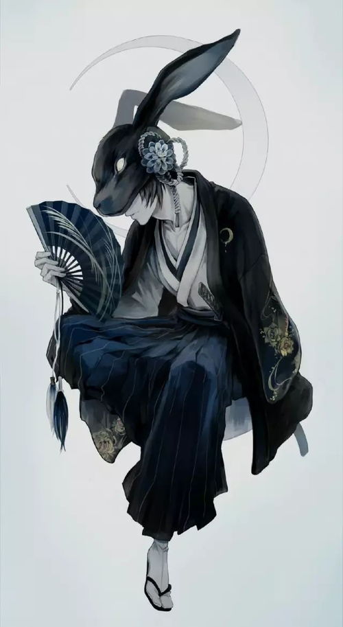少见的深色系日系插画
