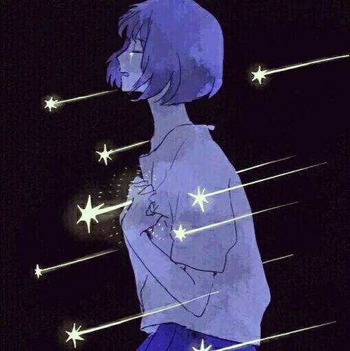 动漫女头黑色系
