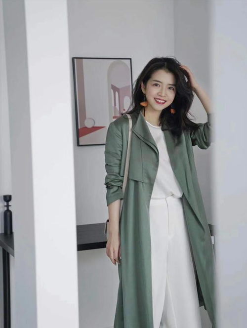 绿色系动漫头像女清新绿色