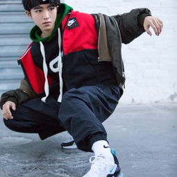帅气男生头像蓝色系王俊凯