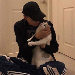 小清新男生个性图片猫系美男