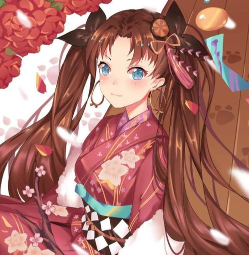 二次元美图和风美图欣赏,花容月貌,气质十足的和服美人儿