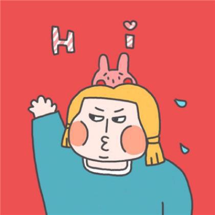萌系情侣头像卡通一对两张,不吵不闹放任自如的我