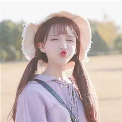 少女心粉色韩系头像真人可爱软妹粉色控少女头像