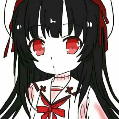 黑暗病娇系动漫头像图片忧郁压抑还悲伤