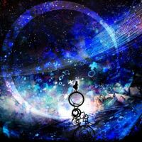 唯美动漫卡通qq头像星空异度空间你爱吗
