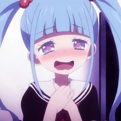 头像动漫女生头像番蓝色系ins