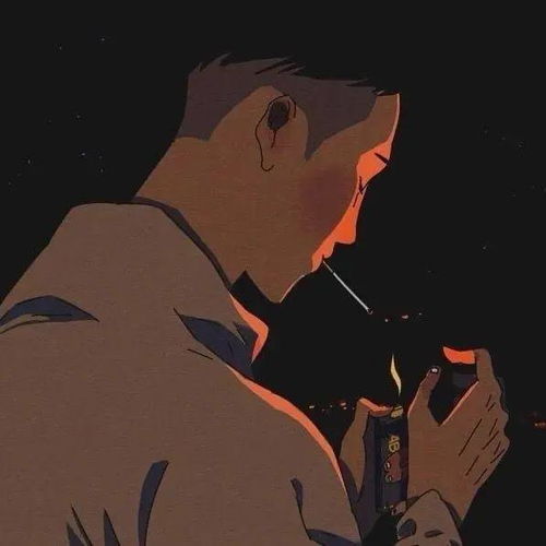 头像图片丧系抽烟抽烟