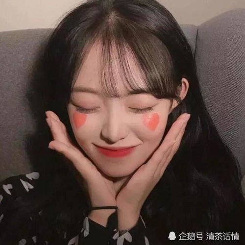 qq头像非主流绿色系女生社会双子座