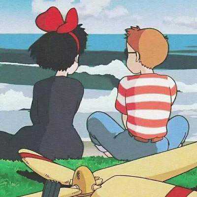 动漫乖巧萌娃情人头像