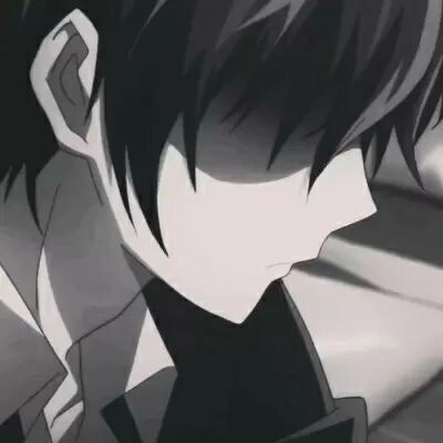 动漫男生头像帅气高冷透过眼角泪滴想起你