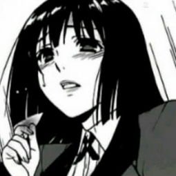黑色丧女头像黑白丧头像二次元