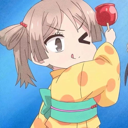 小香风情侣头像动漫