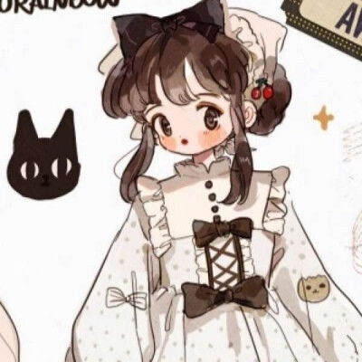 仙女系闺蜜头像一套动漫