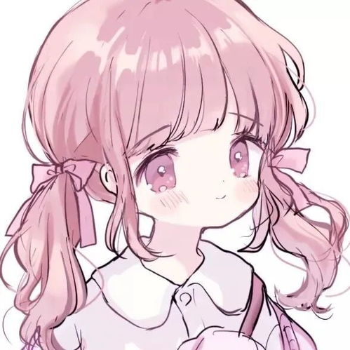粉色少女心的动漫头像