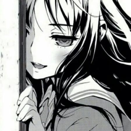 丧系头像女,丧系头像女动漫伤感黑白手绘图片