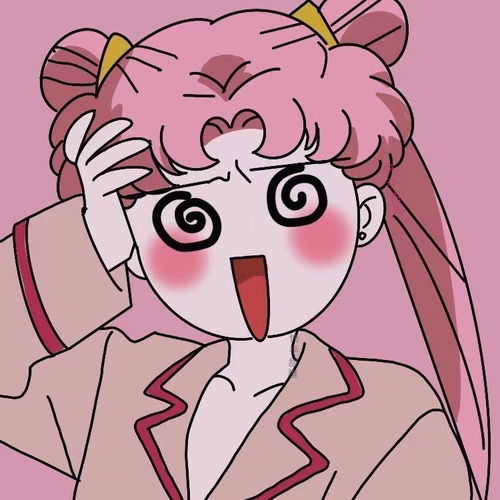 ins粉色系动漫女头