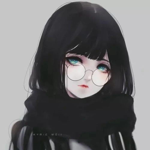 卡通女生头像简单干净可爱小清新动漫闺蜜头像