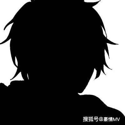 二次元男生黑影头像2021漫画男头高冷不露脸