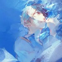 男生头像蓝色蓝色系帅气动漫男生头像