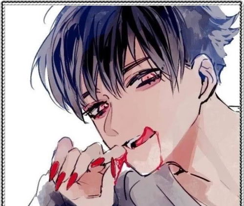 6张暗黑系动漫男生头像,黑暗是一时,以后多得是康庄大道