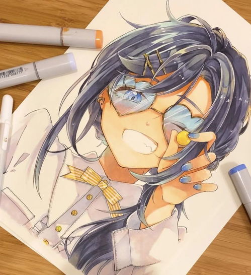 日系二次元漫画少女头像上色,新手周末肝