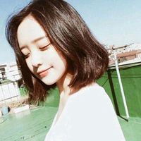 短发齐肩系列女生头像