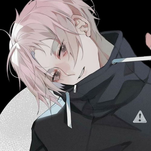 动漫男生头像把烦恼放进口袋,未来的路还很长