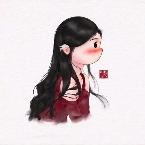 古风人物插画,刘亦菲q版系列