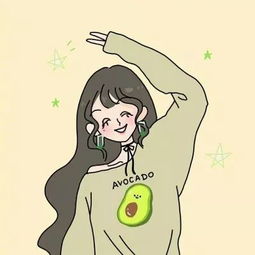 女生头像可爱绿色系动漫女头像