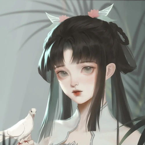 超精美古风动漫头像你是藏在云层里的月亮