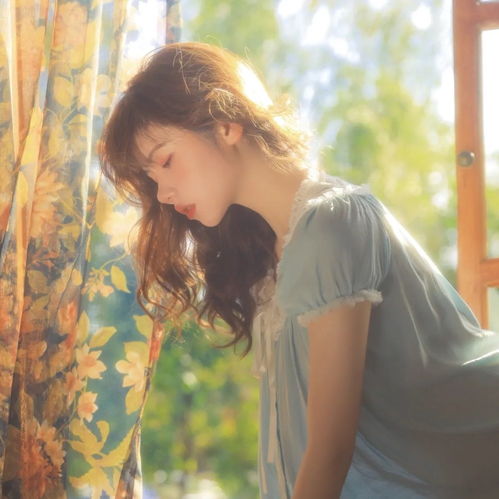 头像蓝色系女头像2