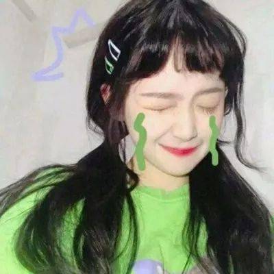 敲好看绿色系女生头像