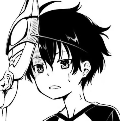 黑色系高级头像动漫漫画