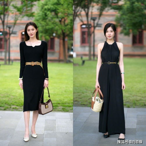 夏天适合穿什么样的连衣裙毫无疑问,纯黑色连衣裙最nice