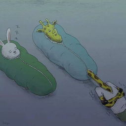 扎心了这可能是有史以来最丑的治愈系ins网红插画
