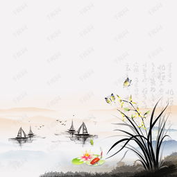 古风水墨画电商淘宝主图背景图片免费下载主图直通车psd千库网图片编号5415259