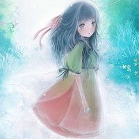 甜美呆萌头像蓝色系微信头像图片大全