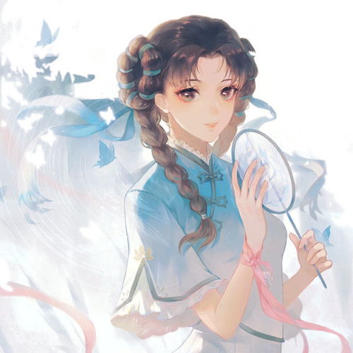 动漫女头古风系女生头像